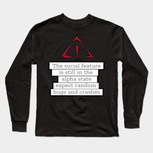 Alpha feature Long Sleeve T-Shirt